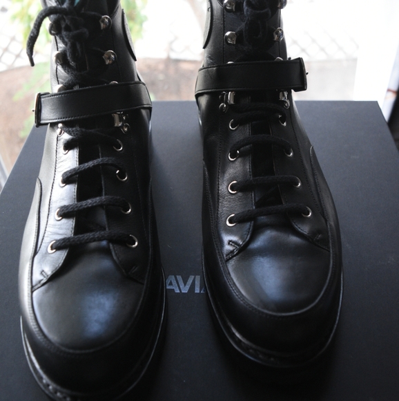 Hermés Leather Combat Boots - Picture 3 of 5